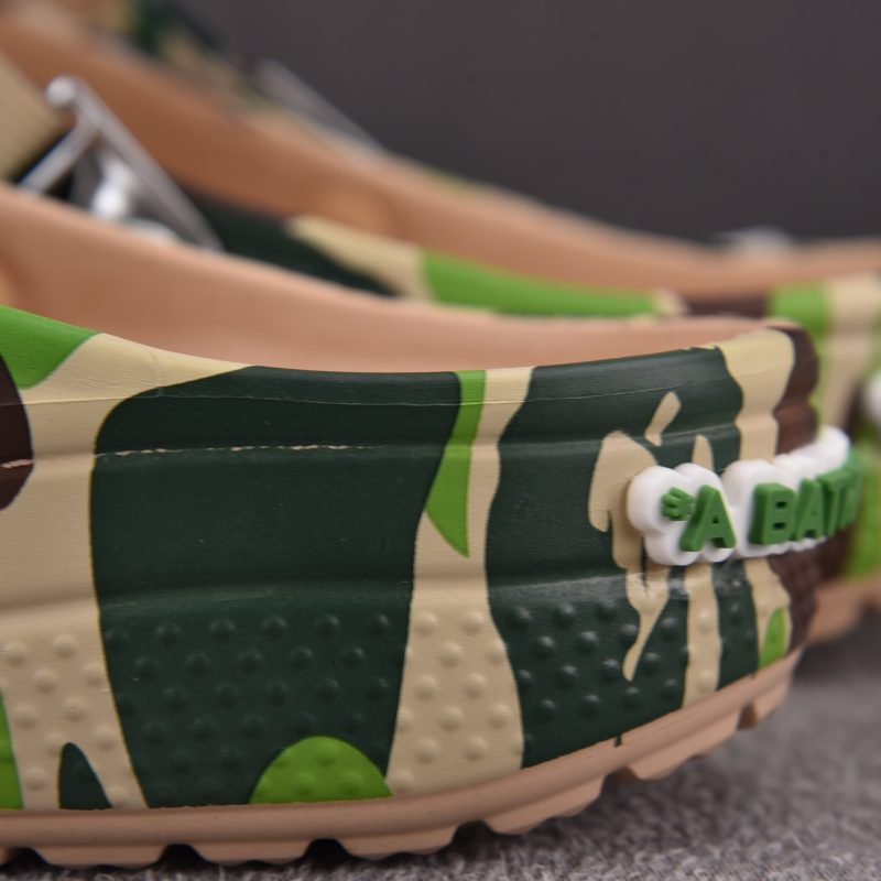 (BEST) BAPE x Crocs Classic Clog 'Green Camo'