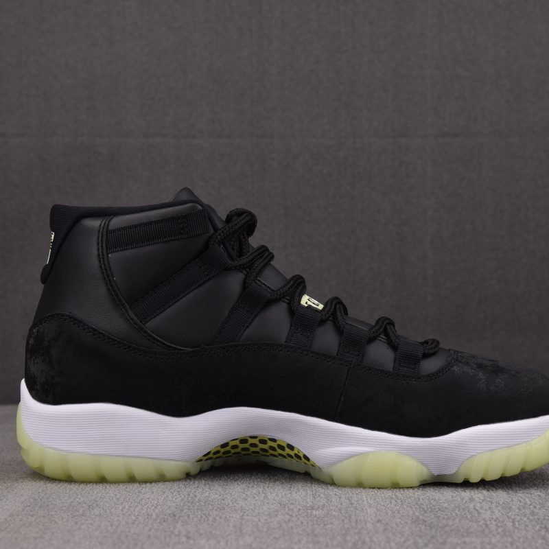 (BEST) Jordan 11 Retro 'Black Barely Volt'