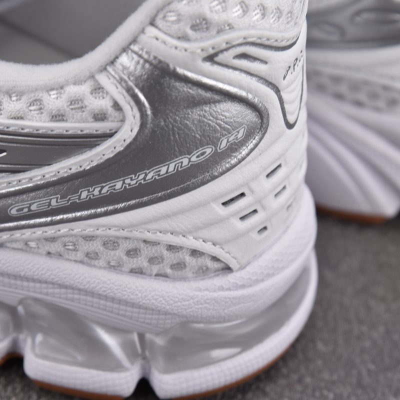 (BEST) ASICS Gel-Kayano 14 A.P.C. 'White Pure Silver'