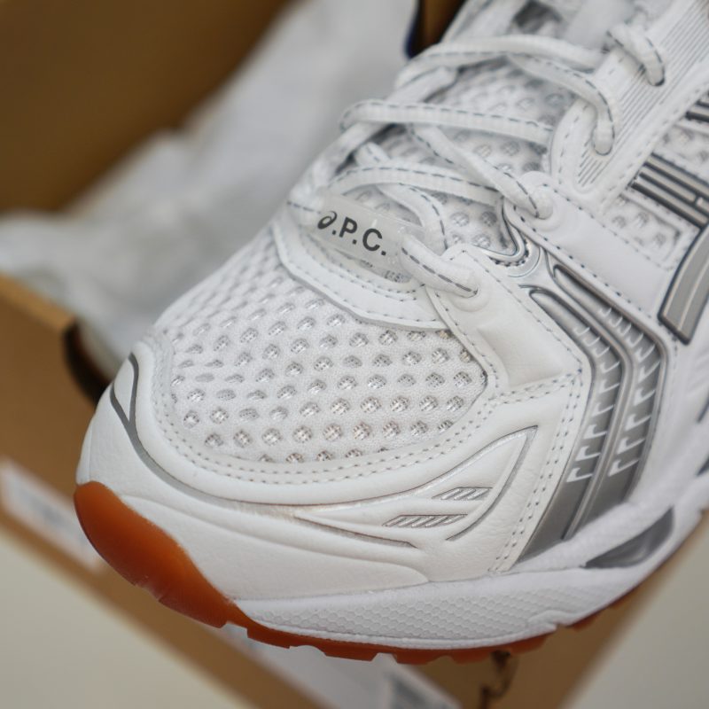 (BEST) ASICS Gel-Kayano 14 A.P.C. 'White Pure Silver'