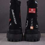 (BEST) Balenciaga Black Combat Strike L20 'Skiwear' Boots