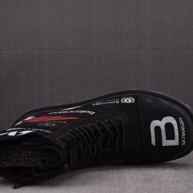 (BEST) Balenciaga Black Combat Strike L20 'Skiwear' Boots