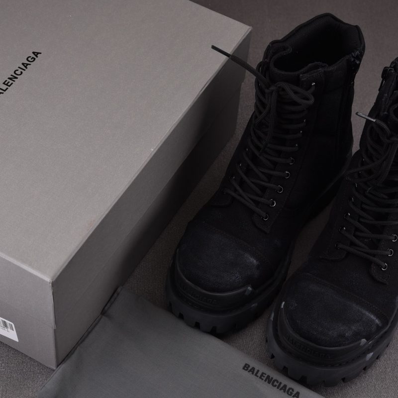 (BEST) Balenciaga Combat Strike Boot in 'Black'