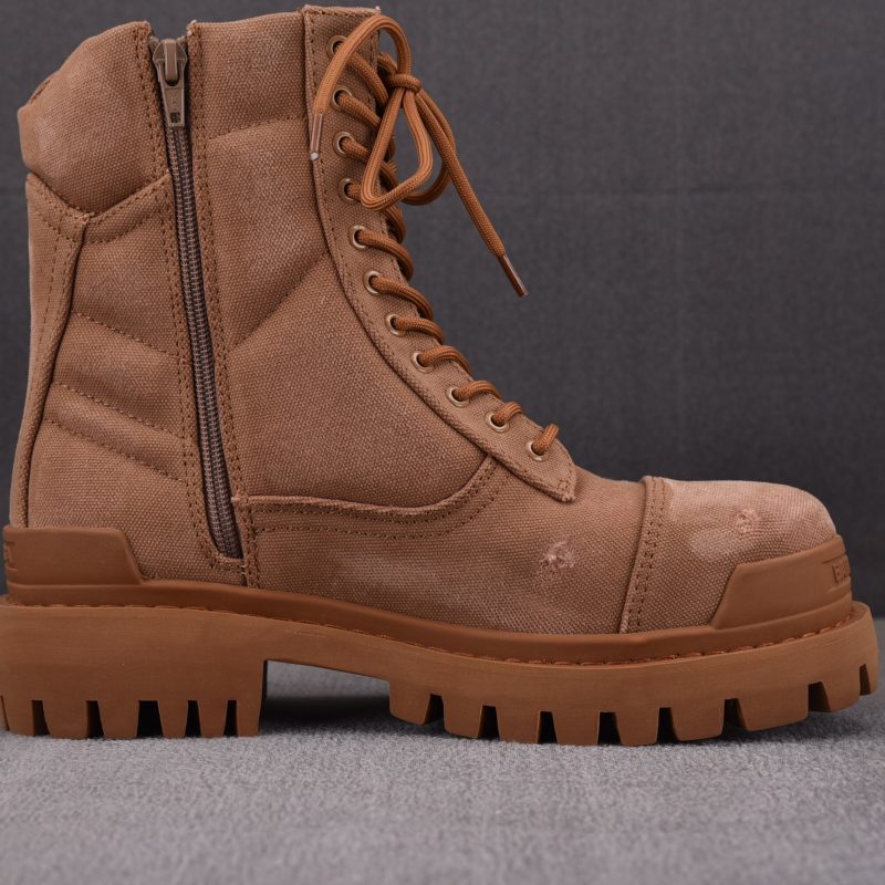 (BEST) Balenciaga Combat Strike Boot in 'Brown'