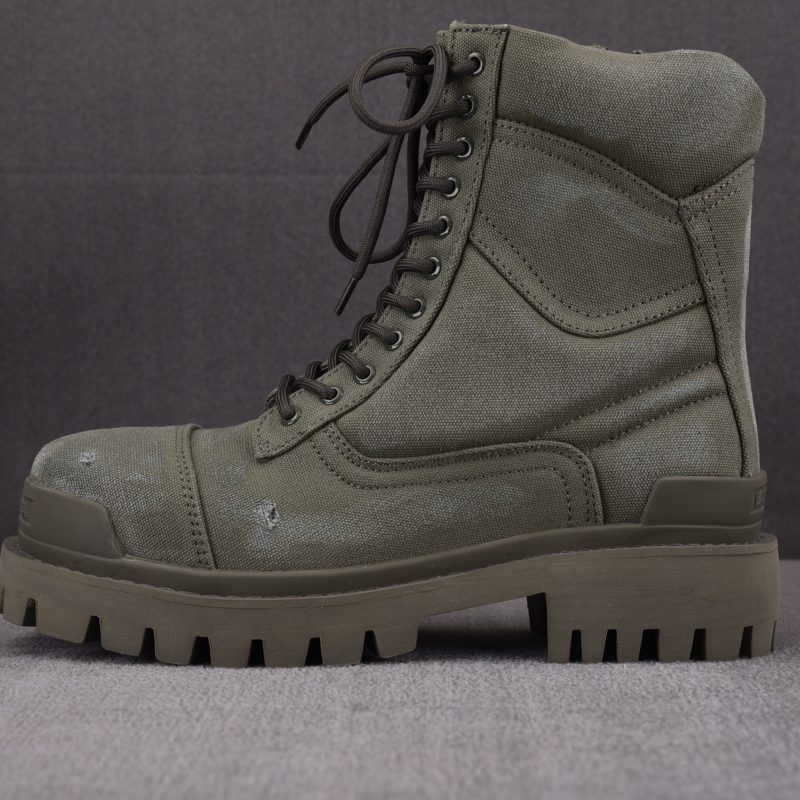 (BEST) Balenciaga Combat Strike Boots in 'Beige Olive'
