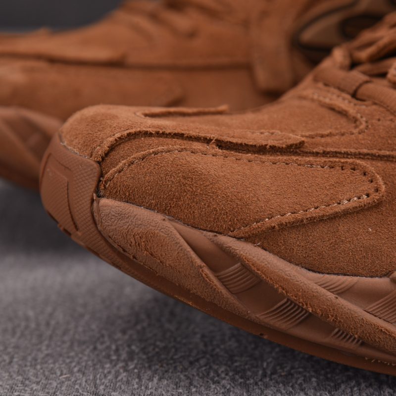 (BEST) Balenciaga Monday Suede Sneakers 'Brown'