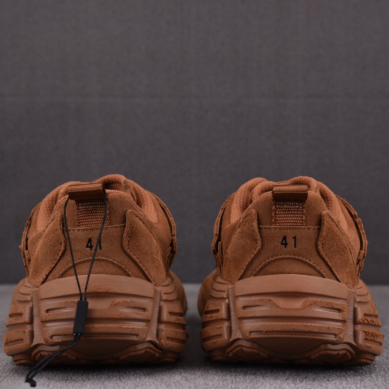 (BEST) Balenciaga Monday Suede Sneakers 'Brown'