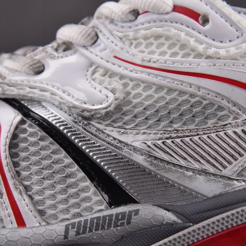 (BEST) Balenciaga Runner 2.0 Sneaker in 'White Red'