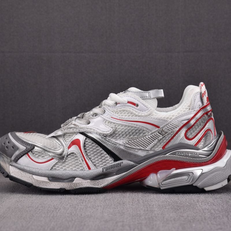 (BEST) Balenciaga Runner 2.0 Sneaker in 'White Red'