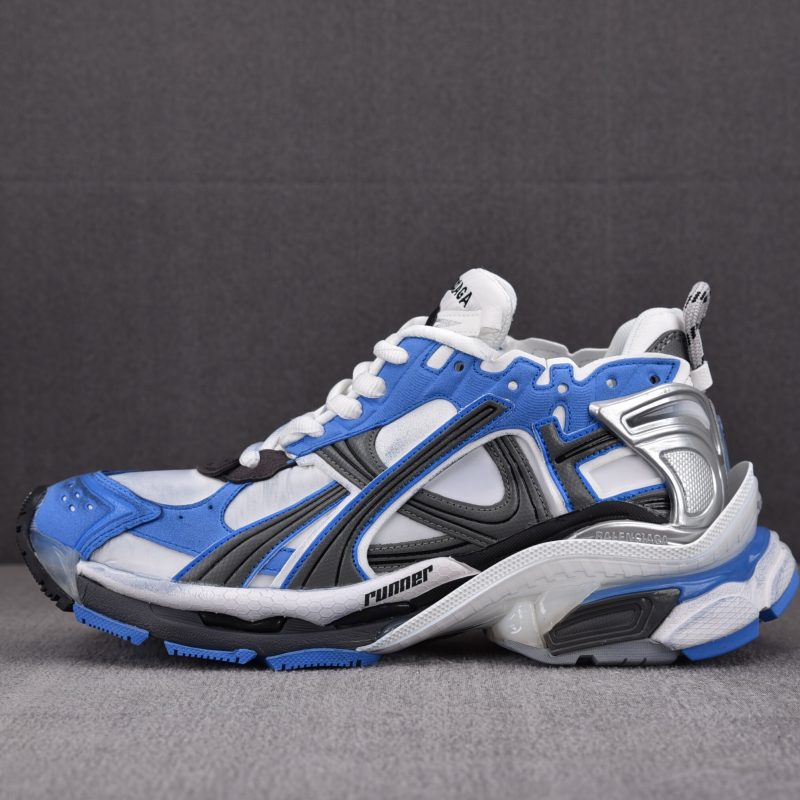 (BEST) Balenciaga Runner 'White Grey Blue'