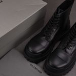 (BEST) Balenciaga Strike 20mm Lace Up Boot 'Black'