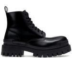 (BEST) Balenciaga Strike 20mm Lace Up Boot 'Black'