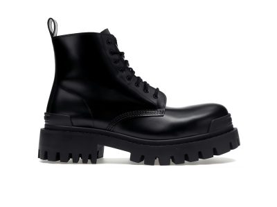 (BEST) Balenciaga Strike 20mm Lace Up Boot 'Black'