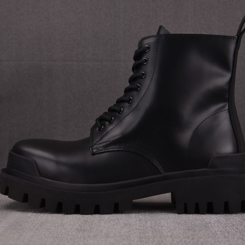 (BEST) Balenciaga Strike 20mm Lace Up Boot 'Black'