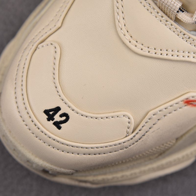 (BEST) Balenciaga Triple S Diy Metal 'Beige'