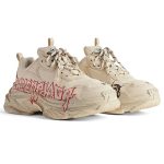 (BEST) Balenciaga Triple S Diy Metal 'Beige'