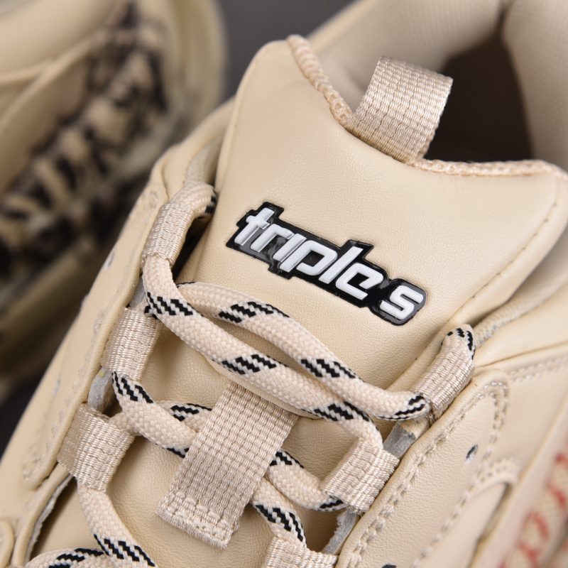 (BEST) Balenciaga Triple S Diy Metal 'Beige'