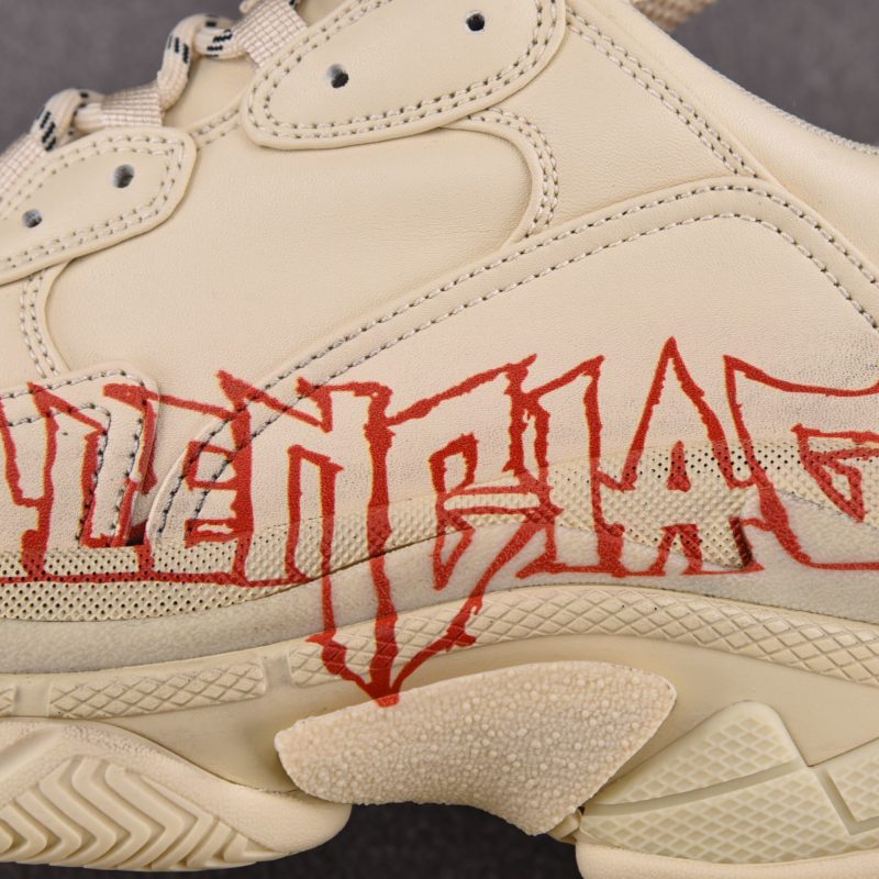 (BEST) Balenciaga Triple S Diy Metal 'Beige'