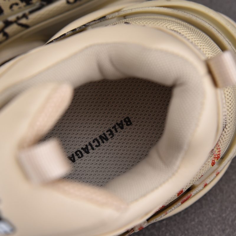 (BEST) Balenciaga Triple S Diy Metal 'Beige'