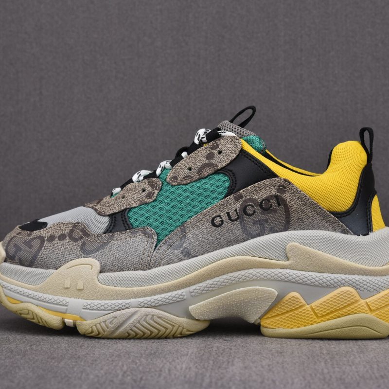 (BEST) Gucci x Balenciaga Triple S 'The Hacker Project - Beige Yellow'
