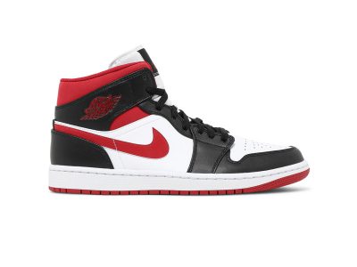 (BEST) Jordan 1 Mid 'Black Gym Red'