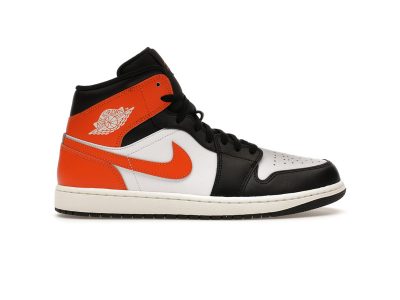 (BEST) Jordan 1 Mid 'Black Toe Starfish'