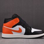 (BEST) Jordan 1 Mid 'Black Toe Starfish'