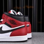(BEST) Jordan 1 Mid 'Chicago Toe'