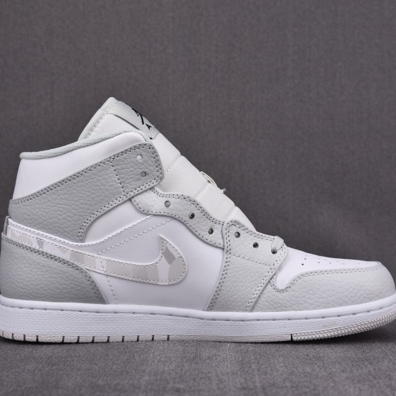 (BEST) Jordan 1 Mid 'Grey Camo'