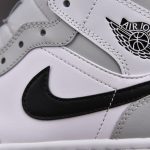 (BEST) Jordan 1 Mid 'Light Smoke Grey' V2