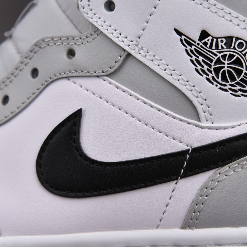 (BEST) Jordan 1 Mid 'Light Smoke Grey' V2