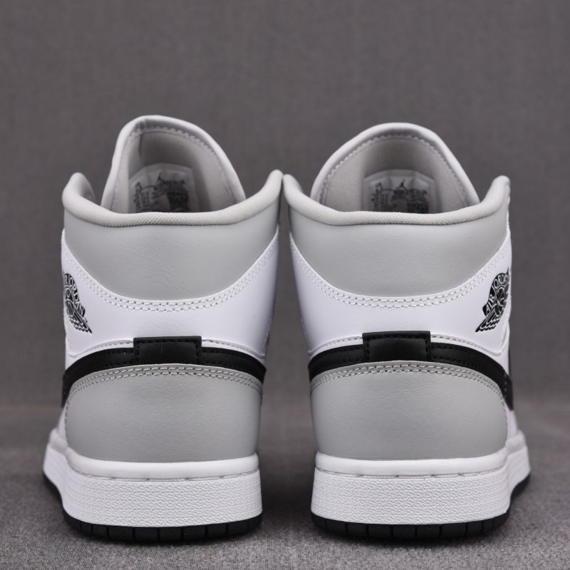 (BEST) Jordan 1 Mid 'Light Smoke Grey' V2