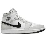 (BEST) Jordan 1 Mid 'Light Smoke Grey' V2