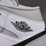 (BEST) Jordan 1 Mid 'Light Smoke Grey' V2