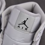 (BEST) Jordan 1 Mid 'Light Smoke Grey' V2