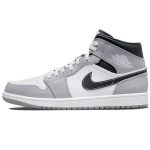 (BEST) Jordan 1 Mid 'Light Smoke Grey' V3