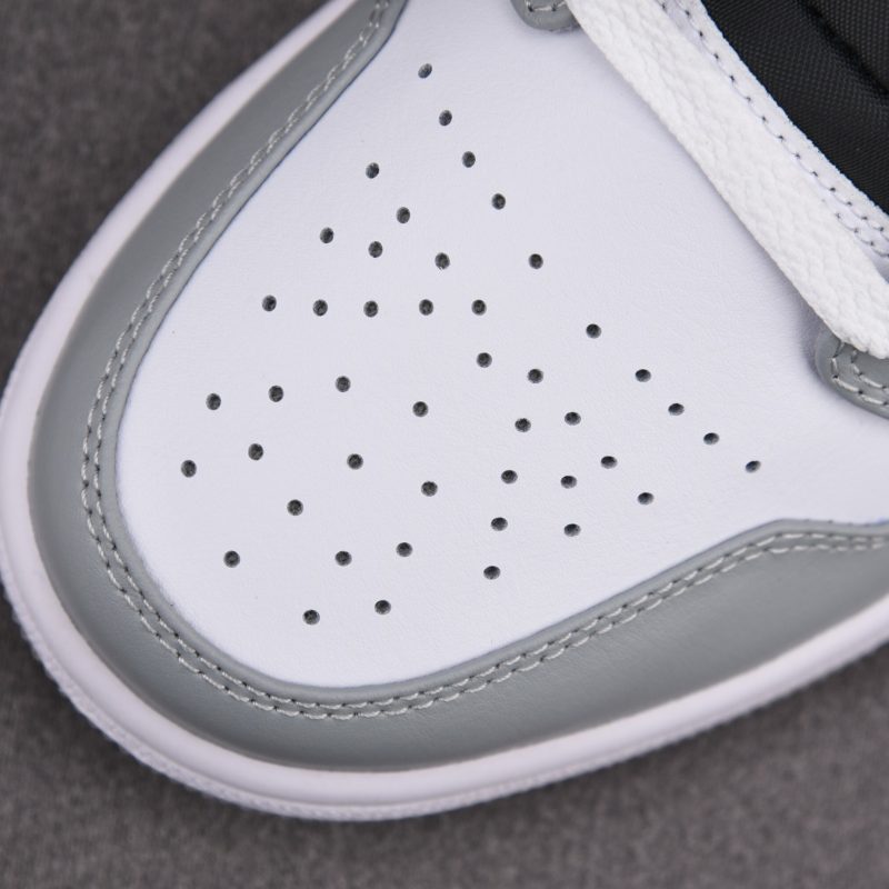 (BEST) Jordan 1 Mid 'Light Smoke Grey' V3