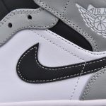 (BEST) Jordan 1 Mid 'Light Smoke Grey' V3