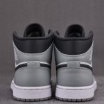 (BEST) Jordan 1 Mid 'Light Smoke Grey' V3