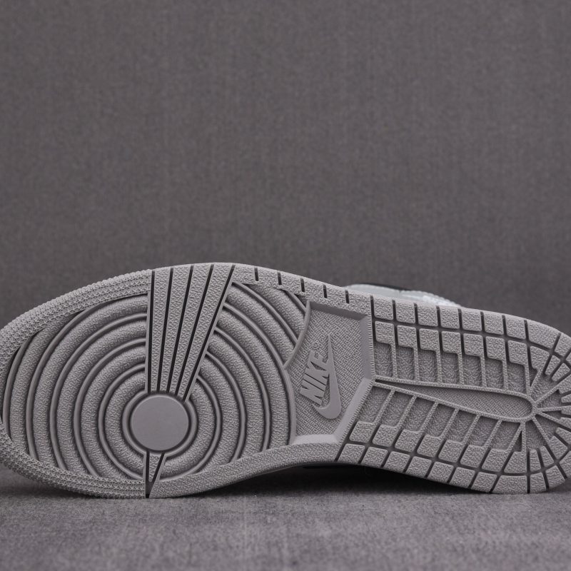 (BEST) Jordan 1 Mid 'Light Smoke Grey' V3