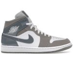 (BEST) Jordan 1 Mid SE 'White Medium Grey Cool Grey'