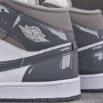 (BEST) Jordan 1 Mid SE 'White Medium Grey Cool Grey'