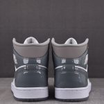 (BEST) Jordan 1 Mid SE 'White Medium Grey Cool Grey'