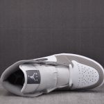 (BEST) Jordan 1 Mid SE 'White Medium Grey Cool Grey'
