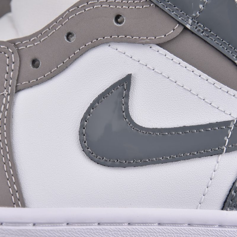 (BEST) Jordan 1 Mid SE 'White Medium Grey Cool Grey'