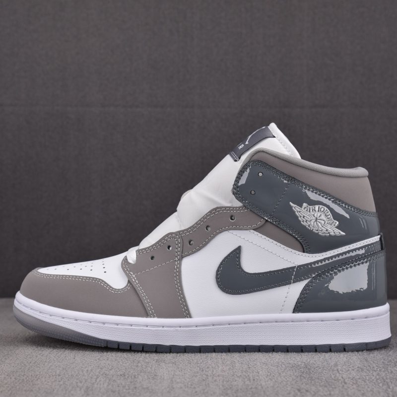 (BEST) Jordan 1 Mid SE 'White Medium Grey Cool Grey'