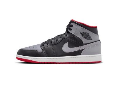 (BEST) Jordan 1 Mid 'Shadow Fire Red'