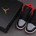 (BEST) Jordan 1 Mid 'Shadow Fire Red'