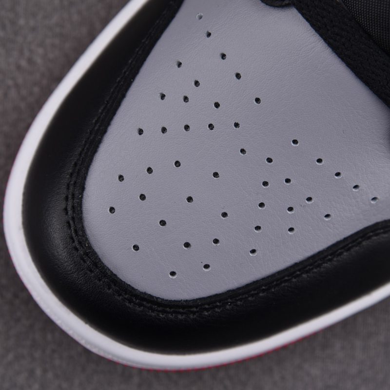 (BEST) Jordan 1 Mid 'Shadow Fire Red'