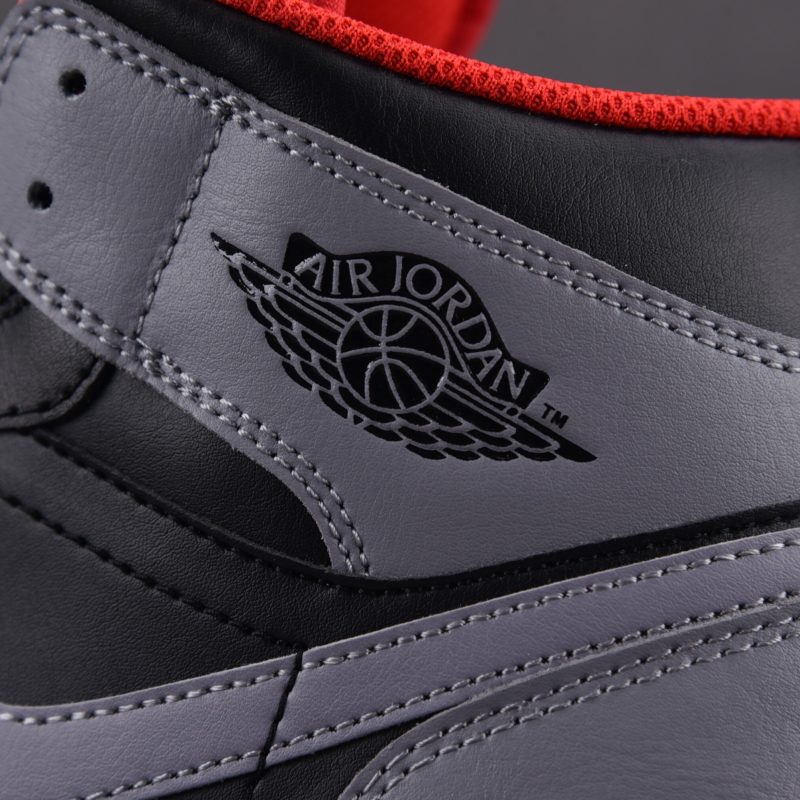 (BEST) Jordan 1 Mid 'Shadow Fire Red'